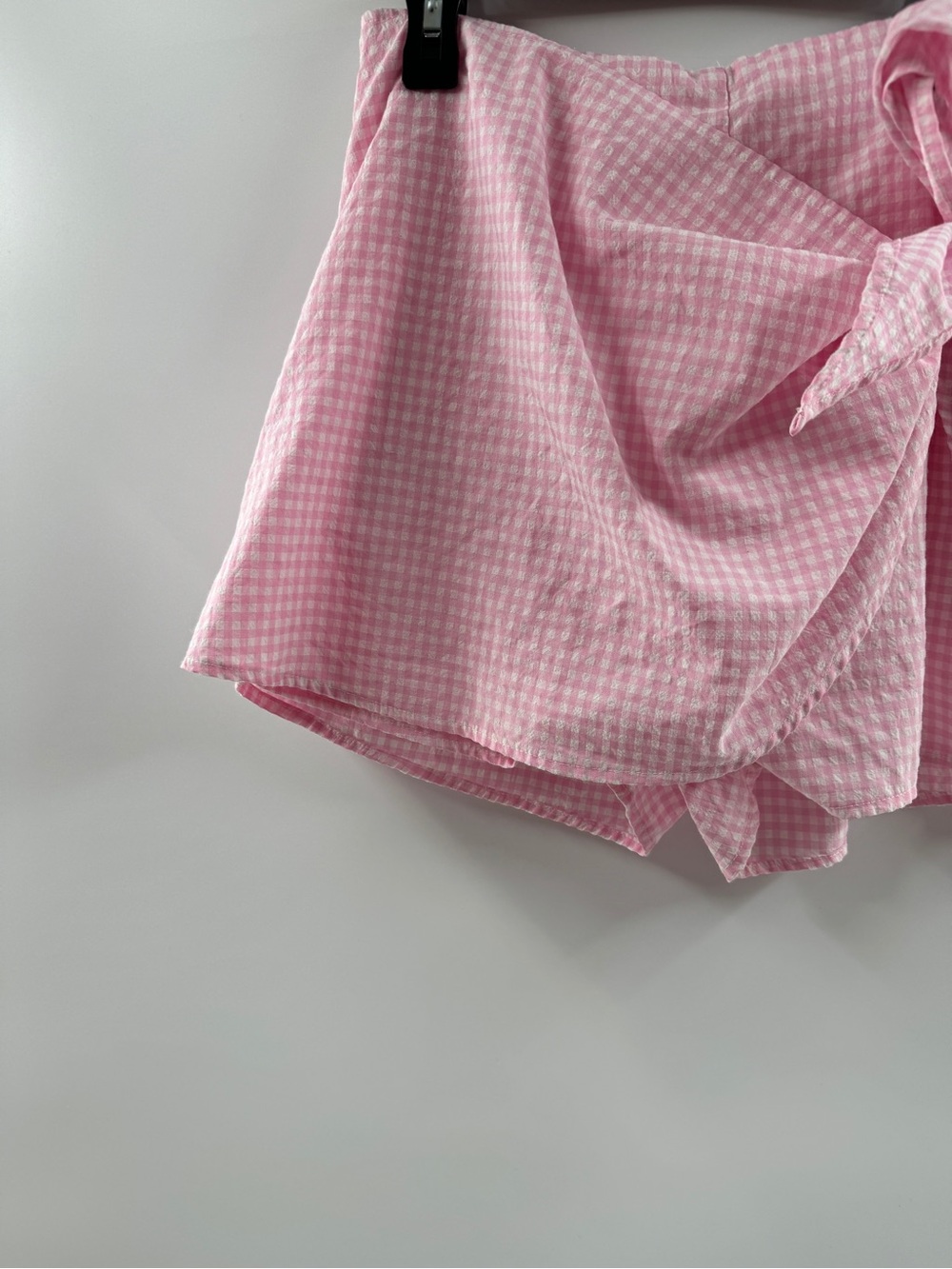 Princess Polly Kyla Pink Gingham Tie Waist Skort – US 6 - Picture 3 of 8
